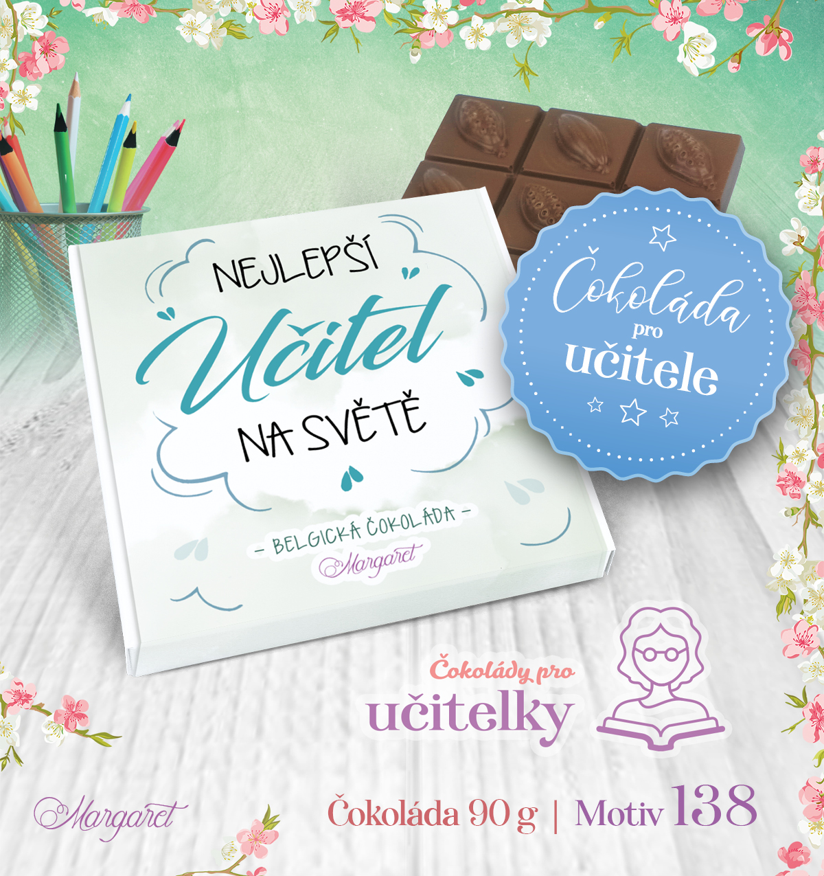 Belgická čokoláda 90 g | Motiv 138